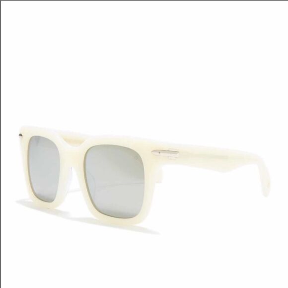 RAG & Bone square oversized sunglasses pearl white new main image 4